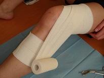 Exclusivo golpear Abrazadera 1aria - Vendaje funcional de rodilla para Atención Primaria